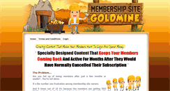 Desktop Screenshot of membershipsitegoldmine.com